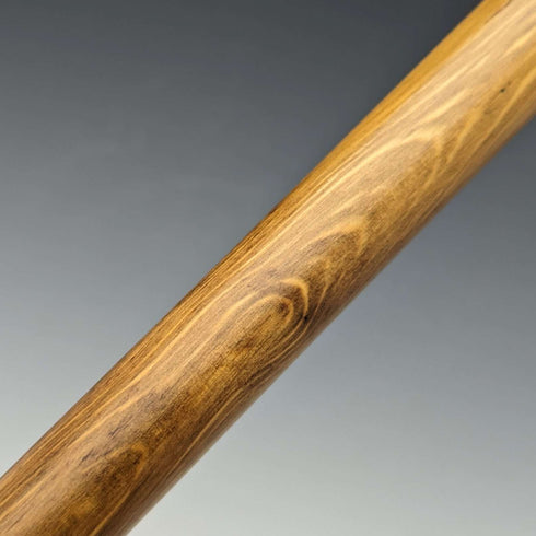1926年 英国复古绅士手杖 纯银装饰 棕色木纹杆 92.5cm