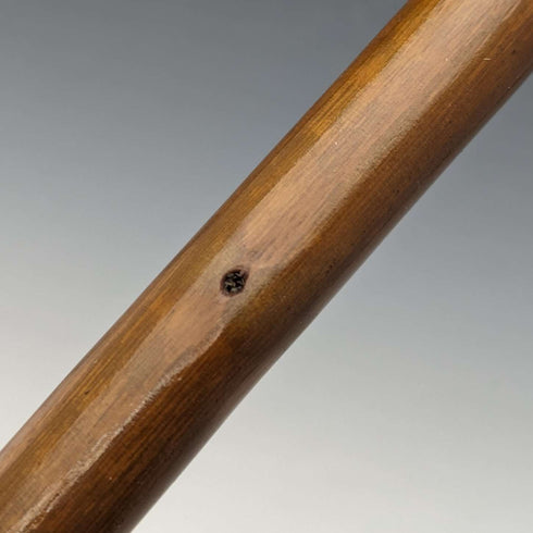 British Vintage Men's Cane Antler Handle Brown Shaft 94cm