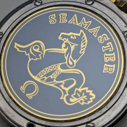 1980年代 オメガ クォーツ式 懐中時計 Seamaster Mariner III 動作良好