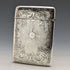 Estuche para tarjetas de plata esterlina, antigüedad británica de 1905, 82g, Joseph Gloster
