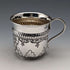 Taza de plata de ley antigua británica de 1902, 70 g, Levesley Brothers