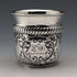 Taza de plata de ley antigua británica de 1902, 70 g, Levesley Brothers