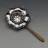 American Antique Sterling Silver Tea Strainer with Wooden Handle JF Fradley