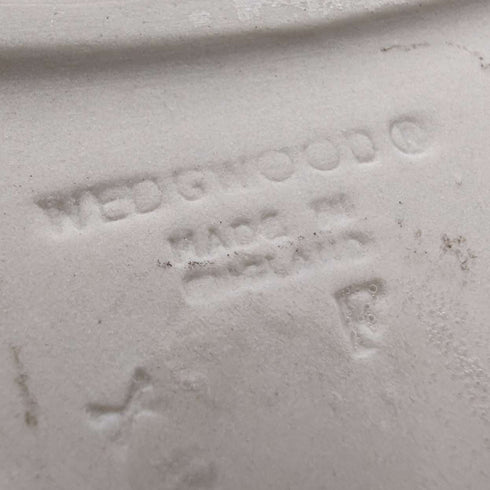 英国复古 Wedgwood 贾斯珀陶器 桃心型碟 白色