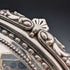 Bandeja salva de plata esterlina antigua británica de 1903, diámetro 32 cm, 824 g, GOLDSMITHS & SILVERSMITHS