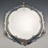 Bandeja salva de plata esterlina antigua británica de 1903, diámetro 32 cm, 824 g, GOLDSMITHS & SILVERSMITHS