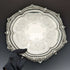 Bandeja salva de plata esterlina antigua británica de 1903, diámetro 32 cm, 824 g, GOLDSMITHS & SILVERSMITHS