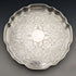 British Vintage Silver Plated Gallery Tray with Legs 25cm Diameter Walker&Hall