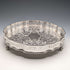 British Vintage Silver Plated Gallery Tray with Legs 25cm Diameter Walker&Hall