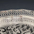 British Vintage Silver Plated Gallery Tray with Legs 25cm Diameter Walker&Hall