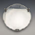 British Vintage Silver Plated Gallery Tray with Legs 25cm Diameter Walker&Hall