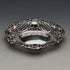 Plato vintage de plata de ley con relieve y calado, Reino Unido, 1972, 74 g, A Marston & Co
