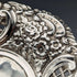 Plato vintage de plata de ley con relieve y calado, Reino Unido, 1972, 74 g, A Marston & Co