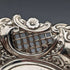 Plato vintage de plata de ley con relieve y calado, Reino Unido, 1972, 74 g, A Marston & Co