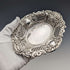 Plato vintage de plata de ley con relieve y calado, Reino Unido, 1972, 74 g, A Marston & Co