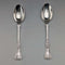 1914년경 영국 앤티크 순은 티스푼 페어 Mappin & Webb