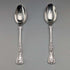 1914년경 영국 앤티크 순은 티스푼 페어 Mappin & Webb