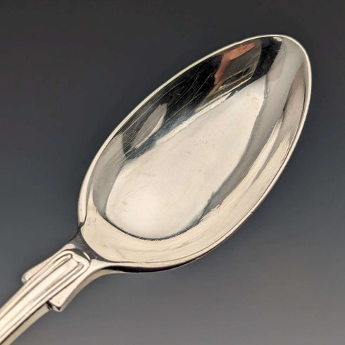 1914년경 영국 앤티크 순은 티스푼 페어 Mappin & Webb