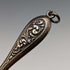 Lorgnette plegable de bolsillo de plata esterlina chapada en oro, antigüedad estadounidense