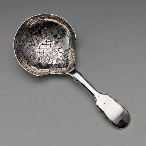 1846年 英国古董 纯银茶叶勺 William Robert Smily