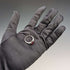Anillo vintage británico de plata de ley con cristal color rubí en forma de corazón (talla 14)