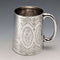 Taza de plata de ley antigua inglesa de 1885, 120 g, Mappin & Webb