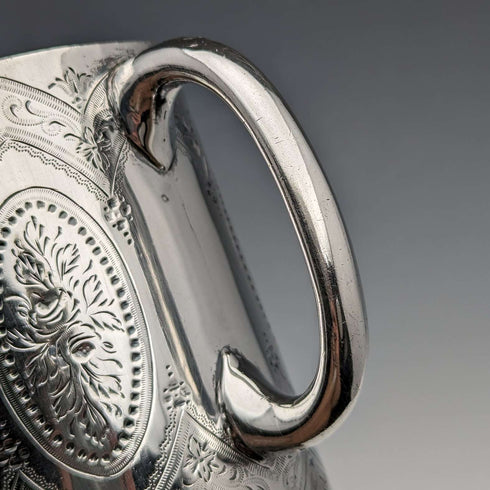 Taza de plata de ley antigua inglesa de 1885, 120 g, Mappin & Webb