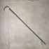 1907 British Antique Men's Cane Horn Handle Sterling Silver Decoration Black Shaft 88cm
