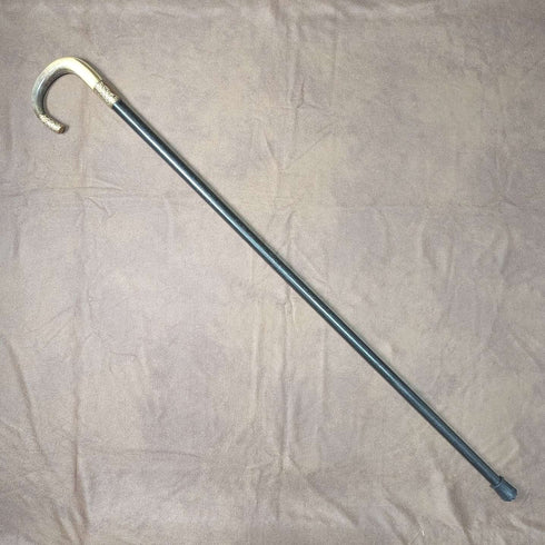 约1914年 英国古董绅士手杖 角质弯柄 黑色杖身 85cm