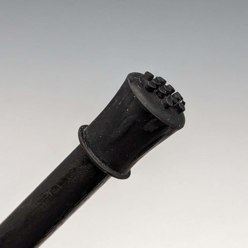 约1914年 英国古董绅士手杖 角质弯柄 黑色杖身 85cm