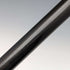 1913 British Vintage Men's Walking Stick, Sterling Silver, Round Handle, 91cm, Black Shaft