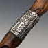 Bastón de caballero antiguo británico de 1900, mango curvo con decoración de plata de ley, eje marrón, 90 cm