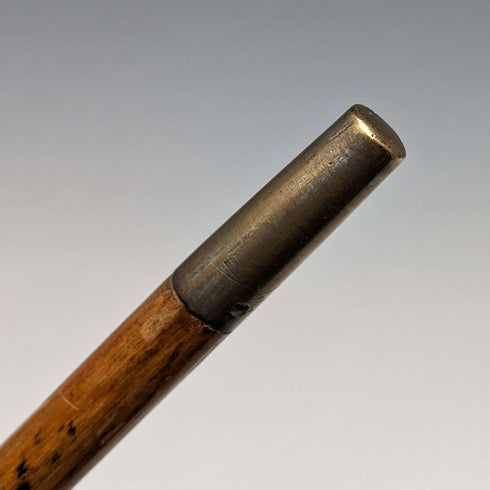 영국 앤틱 신사용 지팡이, 샤모아 레그 핸들, 라이트 브라운 샤프트, 89cm