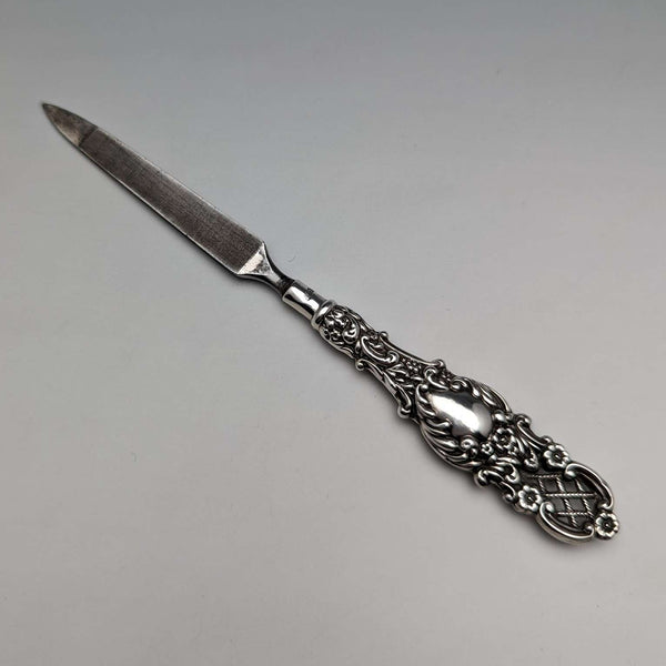 1897년 영국 앤티크 순은 핸들 손톱 줄 L. Bennnett