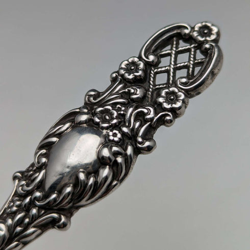 1897 British Antique Sterling Silver Handle Nail File L Bennett