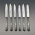 1861 British Antique Silver Plated Cutlery Set of 6 Elkington Wooden Box