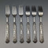 1861 British Antique Silver Plated Cutlery Set of 6 Elkington Wooden Box