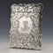【Reservado】 Tarjetero pequeño de plata esterlina, antigüedad británica de 1913, 59 g, G Loveridge
