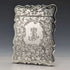 【Reservado】 Tarjetero pequeño de plata esterlina, antigüedad británica de 1913, 59 g, G Loveridge
