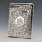 Tarjeta de visita de plata de ley, antigua, británica, de 1898, 62 g, William Neale