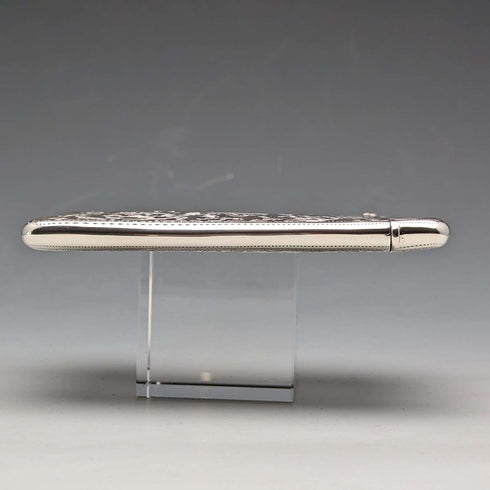 Tarjeta de visita de plata de ley, antigua, británica, de 1898, 62 g, William Neale