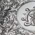 Tarjeta de visita de plata de ley, antigua, británica, de 1898, 62 g, William Neale