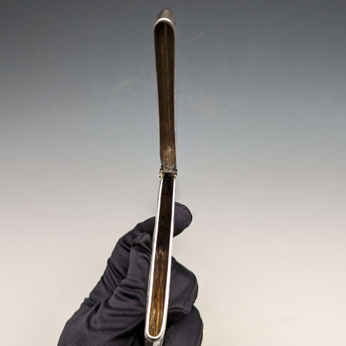 Tarjeta de visita de plata de ley, antigua, británica, de 1898, 62 g, William Neale