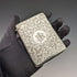 Tarjeta de visita de plata de ley, antigua, británica, de 1898, 62 g, William Neale