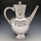 Cafetera de plata chapada, antigua, de fabricación británica (Walker & Hall), hacia 1880