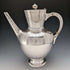 Cafetera de plata chapada, antigua, de fabricación británica (Walker & Hall), hacia 1880