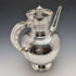 Cafetera de plata chapada, antigua, de fabricación británica (Walker & Hall), hacia 1880