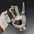 Cafetera de plata chapada, antigua, de fabricación británica (Walker & Hall), hacia 1880