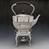 Circa 1900 British Antique Silver Plated Tea Kettle Set John Pound