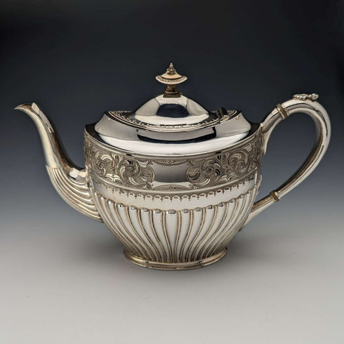 1913年頃 英国アンティーク シルバープレート製 ティーセット James Ballatyne & Sons